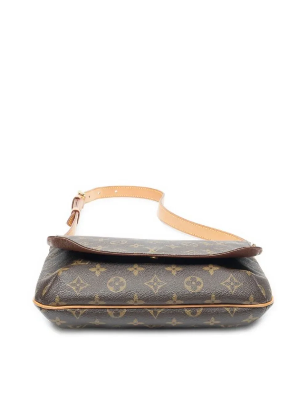 Louis Vuitton Musette Tango Brown Monogram Canvas Crossbody